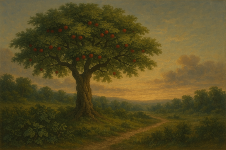 Tree of the Knowledge of Good and Evil in the Garden of Eden